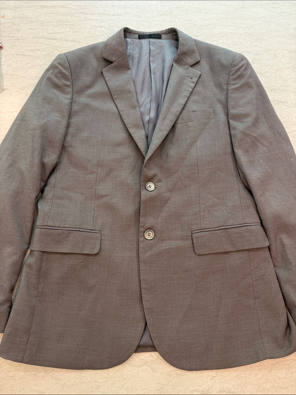 Tahari Men's Gray Two-Button Sport Coat